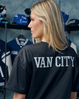 Vancouver Canucks Signature Collection Mesh Cropped Tee