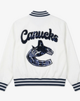 Vancouver Canucks Signature Collection Women's Sequin Logo Bomber