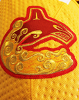 Vancouver Canucks Lunar New Year 2024 Blank Gold Jersey