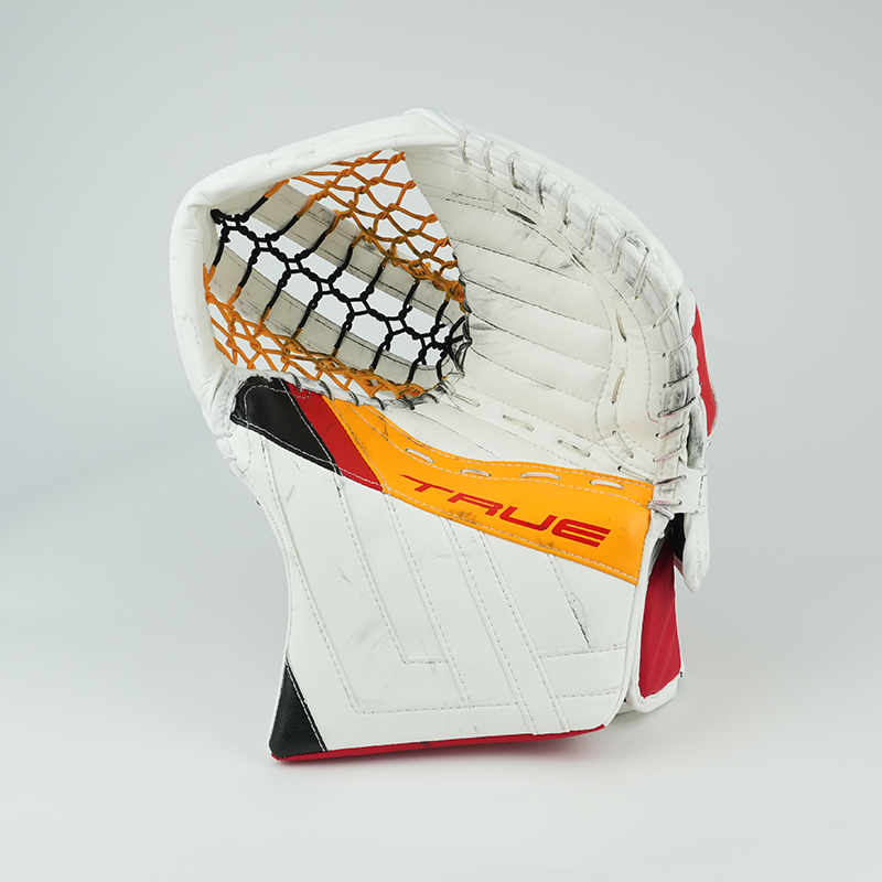 Artūrs Šilovs &#39;White Skate&#39; Used True Hzrdus Catalyst Goalie Set