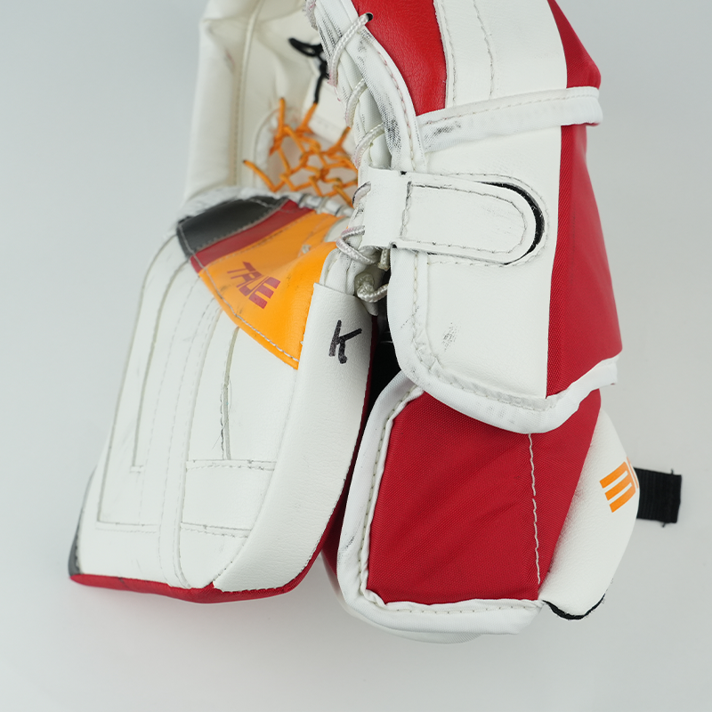Artūrs Šilovs &#39;White Skate&#39; Used True Hzrdus Catalyst Goalie Set