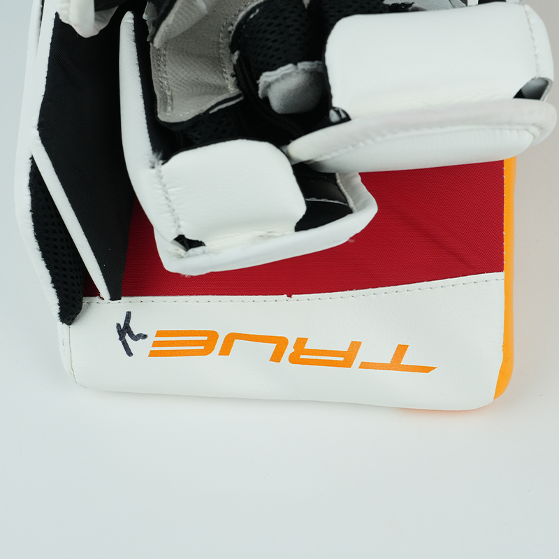 Artūrs Šilovs &#39;White Skate&#39; Used True Hzrdus Catalyst Goalie Set