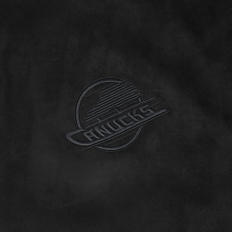 Vancouver Canucks Signature Collection Unisex Suede Bomber