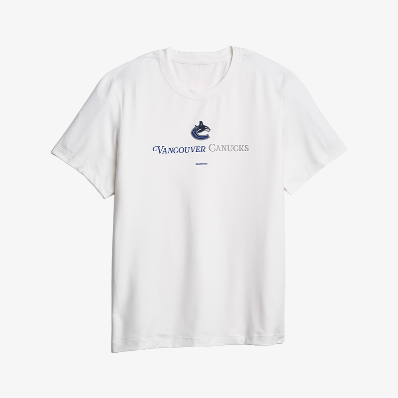 Vancouver Canucks x lululemon Premier white Orca T-Shirt