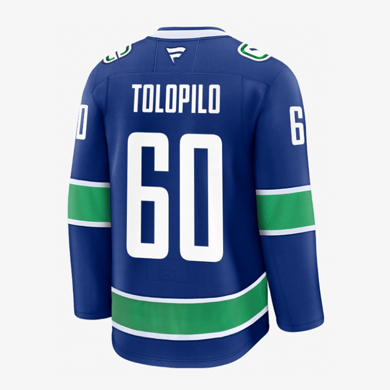 Vancouver Canucks Fanatics Authentic Pro Name &amp; Number Home Jersey