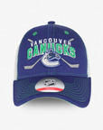 Vancouver Canucks Youth Lockup Mesh Snapback