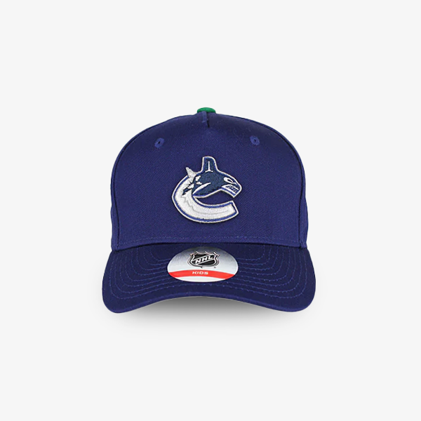 Vancouver Canucks Youth Precurved Blue Snapback