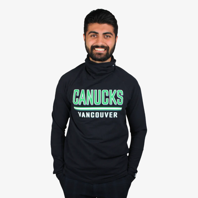 Vancouver Canucks New Era Long Sleeve Light Weight Hoodie