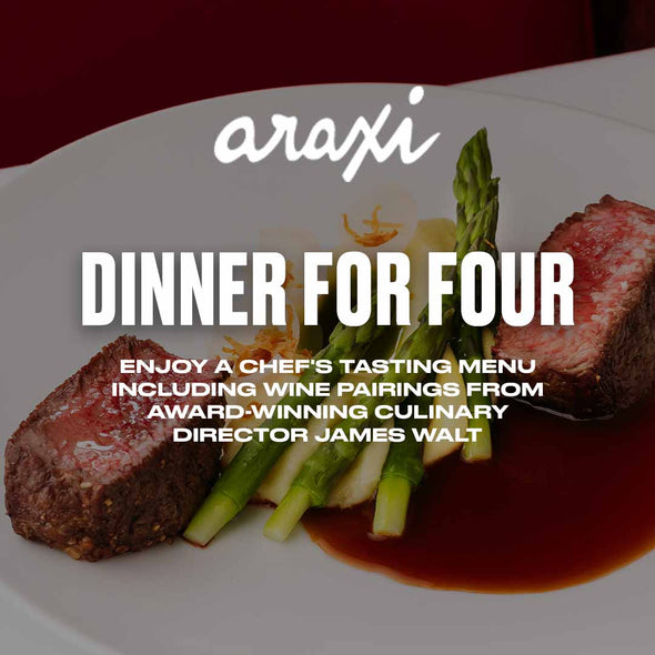 Dinner at Araxi - Chef’s Tasting Menu For Four With Wine Pairings