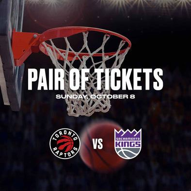 Raptors Game - Pair of Tickets, Oct 8