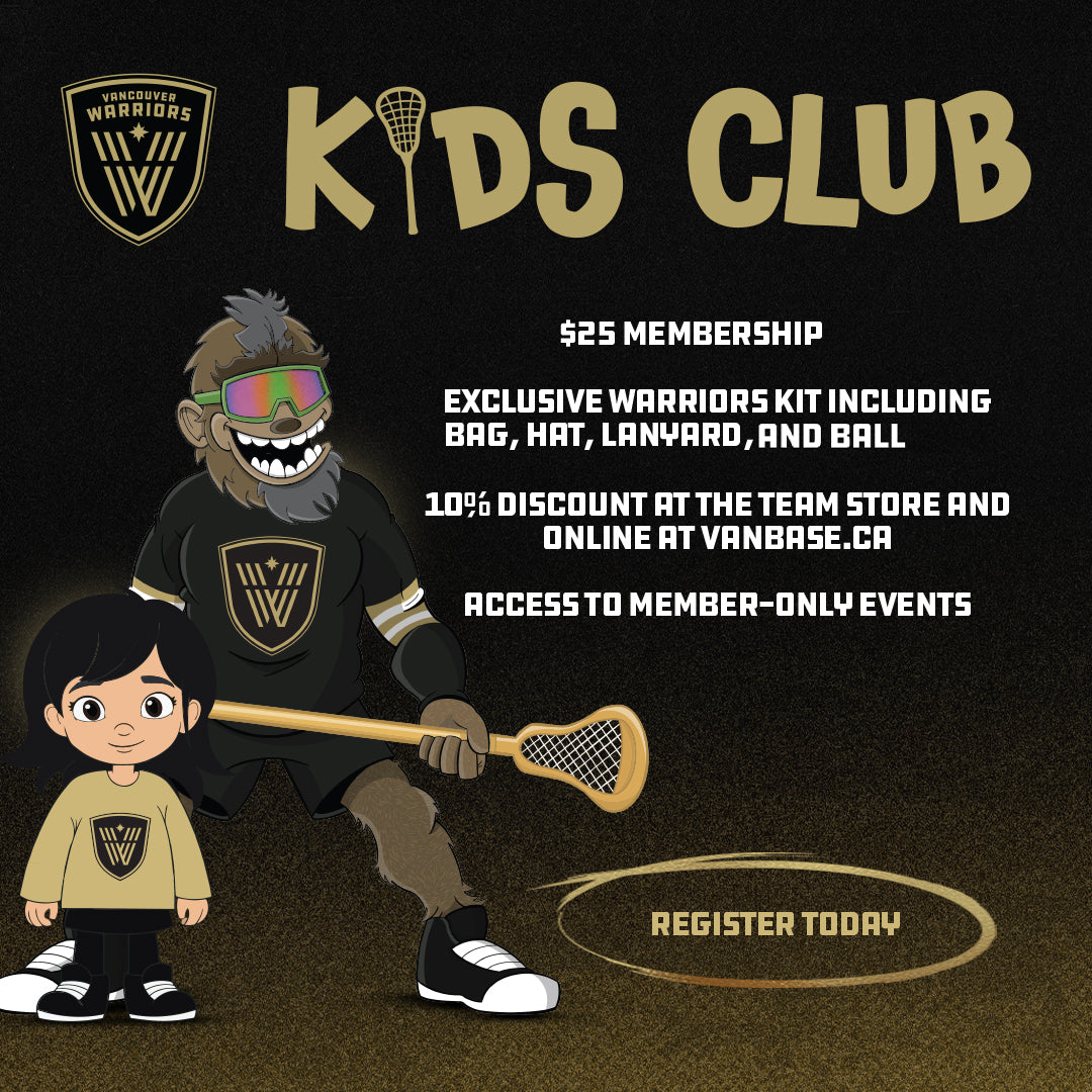 Vancouver Warriors Kids Club Membership