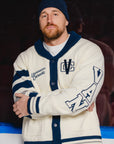 Vancouver Canucks Wild Collective Cream Millionaire Cardigan