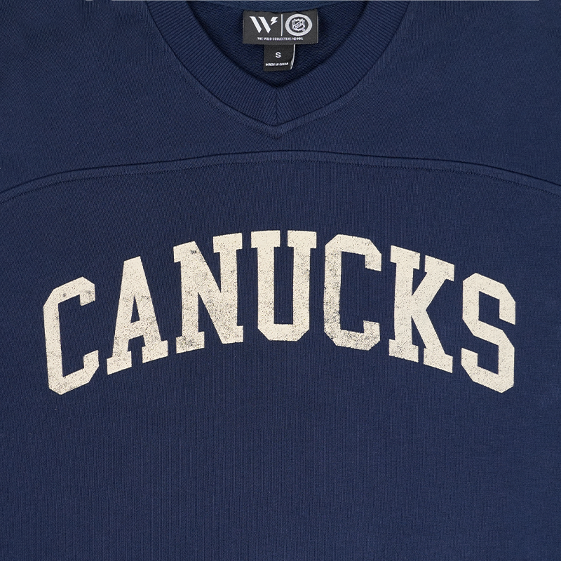 Vancouver Canucks Signature Collection Womens Heritage Crewneck