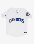 Vancouver Canucks White Button Down Jersey