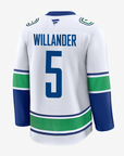 Vancouver Canucks Fanatics Premium Name & Number Away Jersey