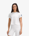 Vancouver Canucks // lululemon Ladies White Classic Fit Cotton Blend Tee