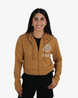 Vancouver Canucks New Era Ladies Bronze Skate Zip Up Jacket