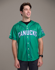 Abbotsford Canucks Green Baseball Jersey