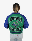 Abbotsford Canucks Ladies New Era Johnny Bomber Jacket