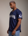 Vancouver Canucks Blue Baseball Jersey