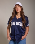 Vancouver Canucks Blue Baseball Jersey