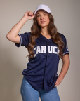 Vancouver Canucks Blue Baseball Jersey