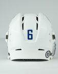 Brock Boeser CCM Super Tacks X Used White Helmet