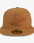 Vancouver Canucks New Era 5950 Bronze Skate Snapback Hat