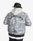 Vancouver Canucks Camo Bomber