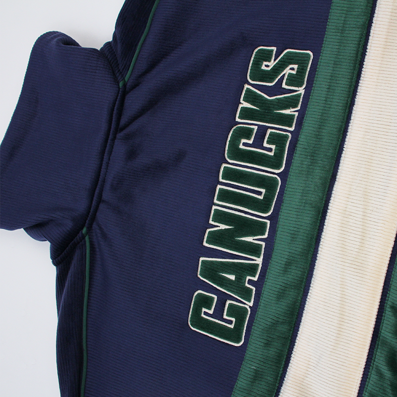 Vancouver Canucks Wild Collective Women&#39;s Millionaire Corduroy Zip-Up