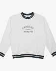 Vancouver Canucks x Line Change Womens White Court Crewneck