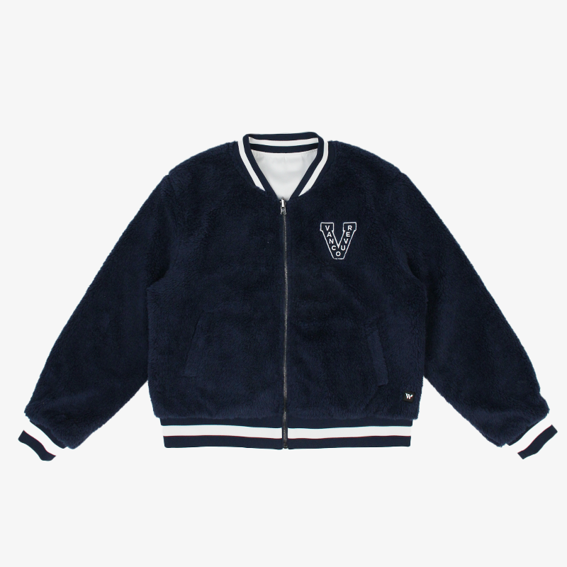 Vancouver Canucks Wild Collective Women&#39;s Reversible Sherpa Bomber