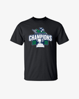 Abbotsford Canucks 2025 Calder Cup Champions Black T-shirt