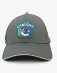 Vancouver Canucks Fanatics Flex Grey Orca Hat - New