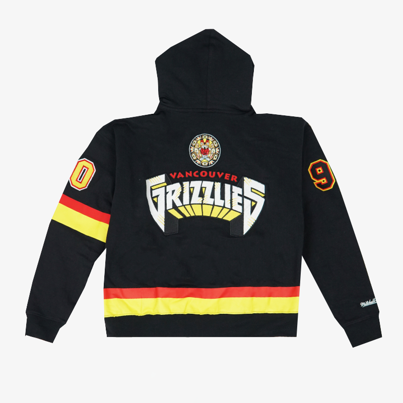 Vancouver Canucks X Grizzlies Black Oversized Skate Hoodie