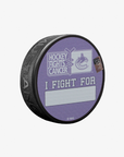 Vancouver Canucks Hockey Fights Cancer Puck