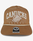 Vancouver Canucks '47 Hitch Roscoe Rope Brown Hat