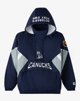 Vancouver Canucks x OVO 1/4 Zip Navy Orca Jacket