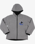 Vancouver Canucks Youth Black/Grey Reversible Jacket