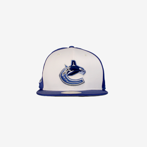 Vancouver Canucks New Era 5950 Satin Blue Orca Fitted Hat