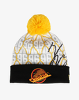 Vancouver Canucks New Era Black and Yellow Kuzmenko Skate Beanie