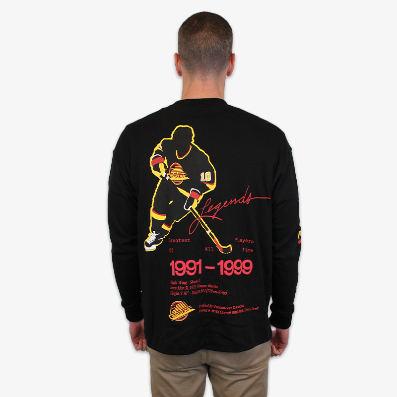 Vancouver Canucks Legends Bure In House Long Sleeve