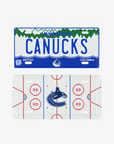 Vancouver Canucks 'Canucks' License Magnet