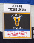 Vancouver Canucks '03 Skate Linden Mitchell & Ness Jersey