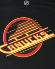 Vancouver Canucks Fanatics Custom Name & Number Black Skate Jersey
