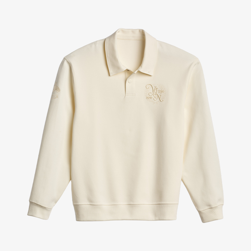 Vancouver Canucks x lululemon Antique Cream Orca Long Sleeve Polo