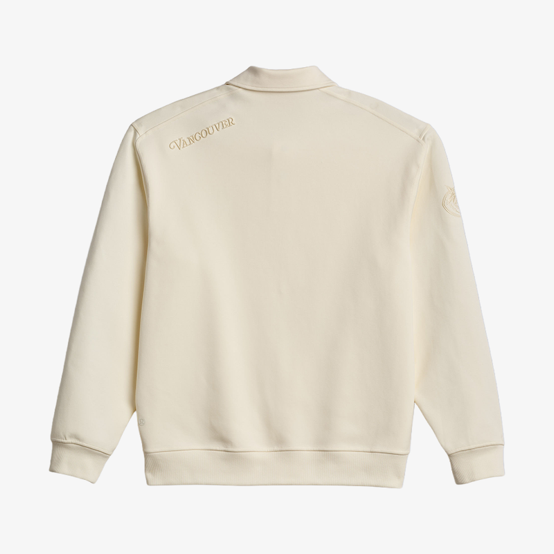 Vancouver Canucks x lululemon Antique Cream Orca Long Sleeve Polo