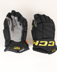 New CCM Jetspeed FT1 Pro Miller Black Gloves - 14"