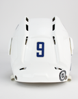 MILLER USED WHITE AWAY HELMET