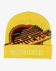 Vancouver Canucks Mitchell & Ness Yellow Skate Knit Beanie